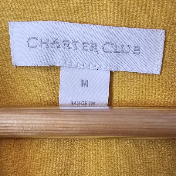 Charter Club Button Up Long Sleeve Blouse - Picture 6 of 10